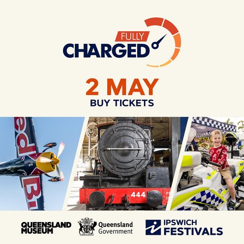 Planes, Trains and Autos presents Fully Charged — JDM spectator event in Brisbane, QLD on Saturday 2 May 2026