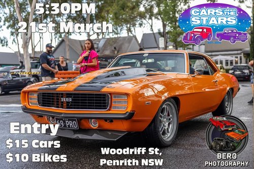 Cars Under The Stars — Classic/Muscle car meet in Sydney, NSW on Saturday 21 March 2026