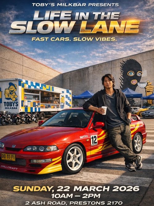 Life In The Slow Lane — Stance car meet in Sydney, NSW on Sunday 22 March 2026