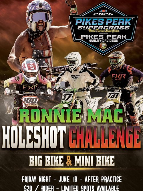 Ronnie Mac Holeshot Challenge — track day in International on Friday 19 June 2026