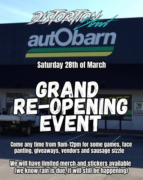 Grand Re-Opening Event — car meet in Perth, WA on Saturday 28 March 2026