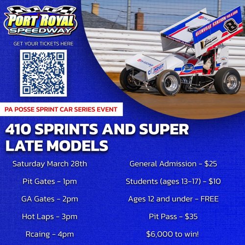PA Posse Sprint Car Series Event — spectator event in International on Saturday 28 March 2026