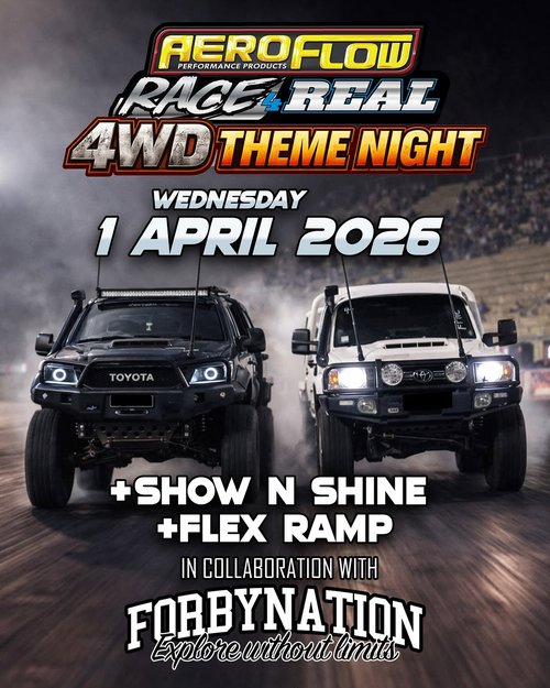 Aeroflow Race 4 Real 4WD Theme Night — 4x4 track day in Sydney, NSW on Wednesday 1 April 2026