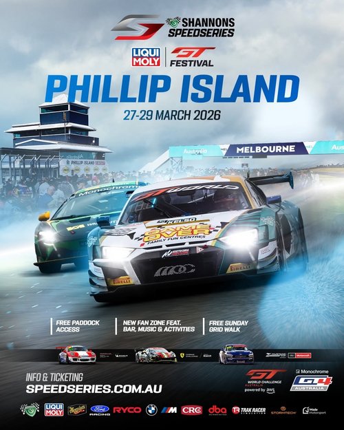 Shannons Speedseries - Liqui Moly GT Festival — Euro/Exotic spectator event in Melbourne, VIC on Friday 27 March 2026