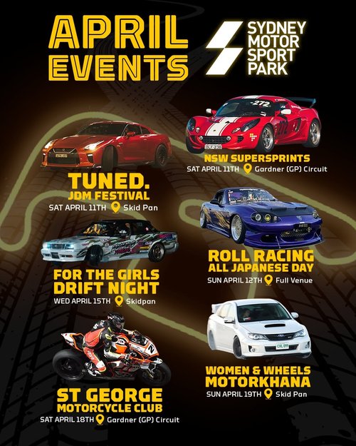 Tuned. JDM Festival — JDM spectator event in Sydney, NSW on Saturday 11 April 2026