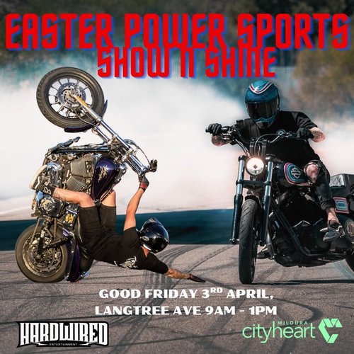 Easter Power Sports Show N Shine — car meet in Melbourne, VIC on Friday 3 April 2026
