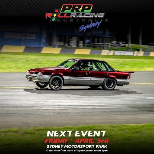 Roll Racing Sydney — Muscle/JDM track day in Sydney, NSW on Friday 3 April 2026