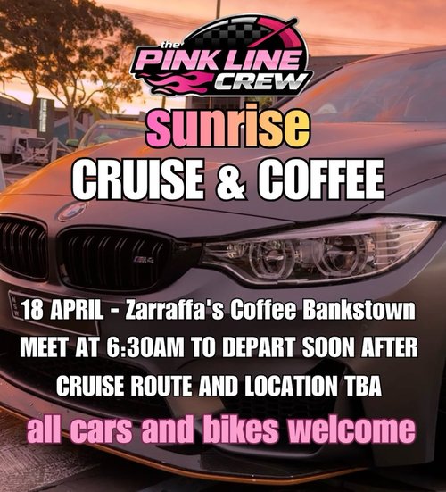 Sunrise Cruise & Coffee — car meet in Sydney, NSW on Saturday 18 April 2026