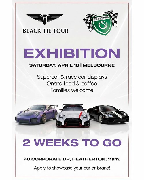 Exhibition — Euro/Exotic spectator event in Melbourne, VIC on Saturday 18 April 2026