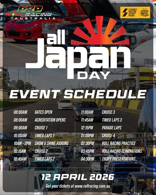 All Japan Day — JDM spectator event in Sydney, NSW on Sunday 12 April 2026
