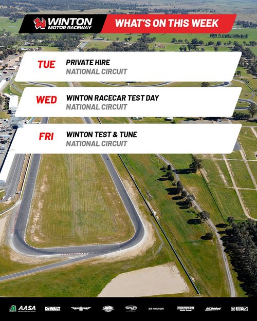 Winton Test & Tune — track day in Melbourne, VIC on Friday 8 May 2026