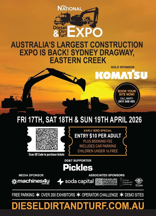 The National Diesel & Dirt & Turf Expo — spectator event in Sydney, NSW on Friday 17 April 2026