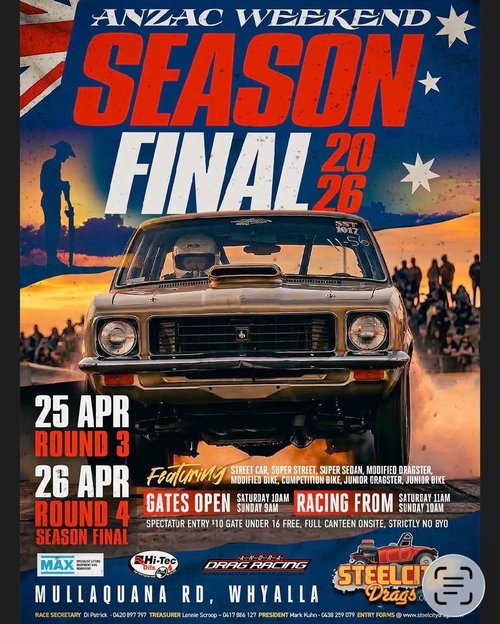 Anzac Weekend Season Final 2026 — Muscle spectator event in Adelaide, SA on Saturday 25 April 2026