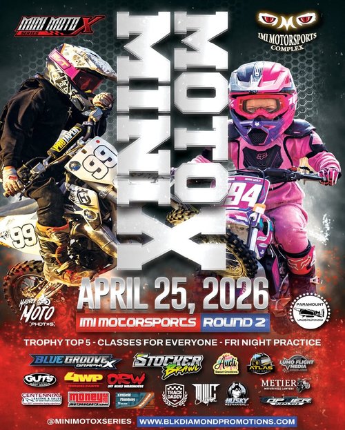 Mini Moto X Series - Round 2 — track day in International on Saturday 25 April 2026