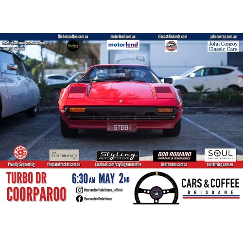 Cars & Coffee Brisbane - Coorparoo — JDM car meet in Brisbane, QLD on Saturday 2 May 2026