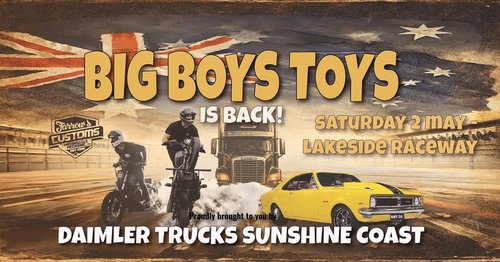 Big Boys Toys — Muscle spectator event in Brisbane, QLD on Saturday 2 May 2026