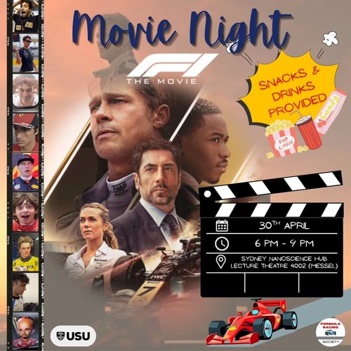 Movie Night: F1 The Movie — Exotic car meet in Sydney, NSW on Thursday 30 April 2026