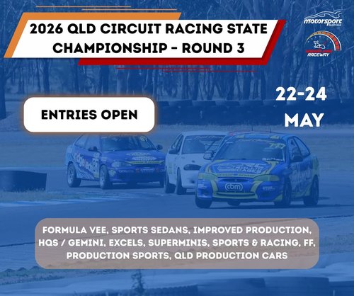 2026 QLD Circuit Racing State Championship - Round 3 - QLD