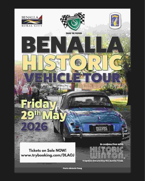 Benalla Historic Vehicle Tour - VIC