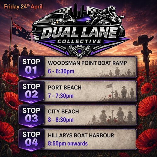 Cruise 03 — car meet in Perth, WA on Friday 24 April 2026