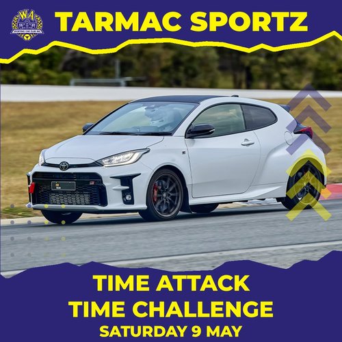 Tarmac Sportz Time Attack and Time Challenge — Classic/JDM track day in Perth, WA on Saturday 9 May 2026