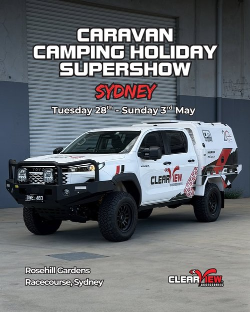 Caravan, Camping & Holiday Supershow — 4x4 spectator event in Sydney, NSW on Tuesday 28 April 2026