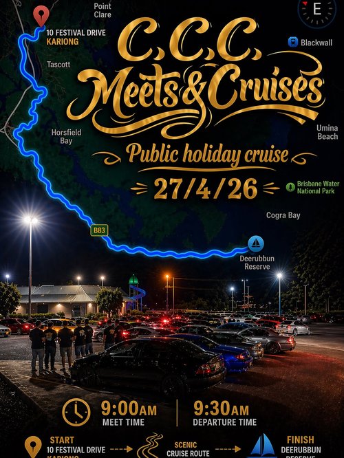 Public holiday cruise — Muscle car meet in Sydney, NSW on Monday 27 April 2026