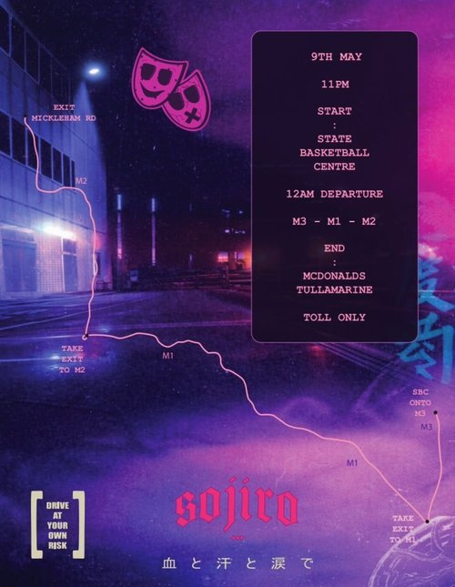 Midnight Drive — JDM car meet in Melbourne, VIC on Saturday 9 May 2026
