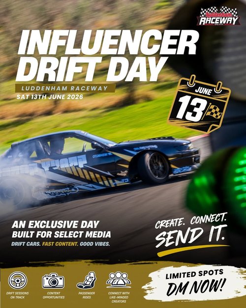 Influencer Drift Day — JDM track day in Sydney, NSW on Saturday 13 June 2026