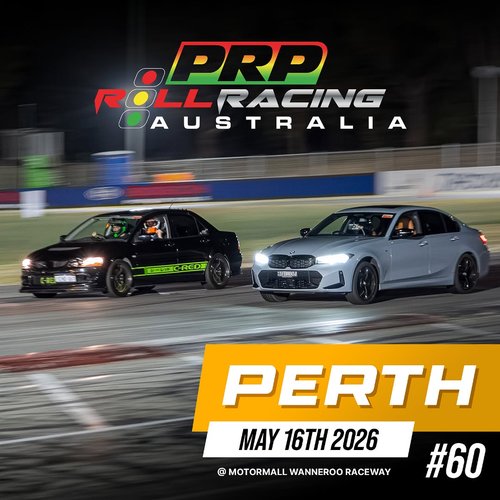 Roll Racing Perth #60 — Euro/JDM track day in Perth, WA on Saturday 16 May 2026