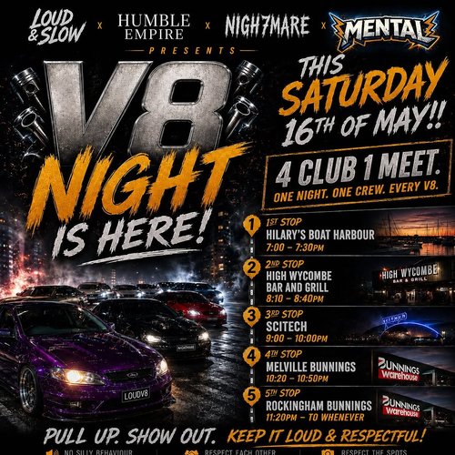 V8 NIGHT - WA