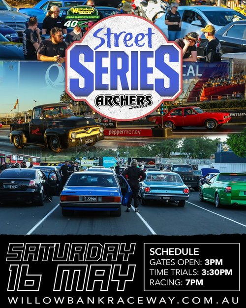 Street Series Round 3 — Muscle track day in Brisbane, QLD on Saturday 16 May 2026