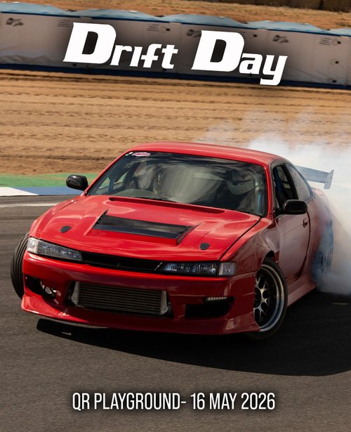 Drift Day — JDM track day in Brisbane, QLD on Saturday 16 May 2026