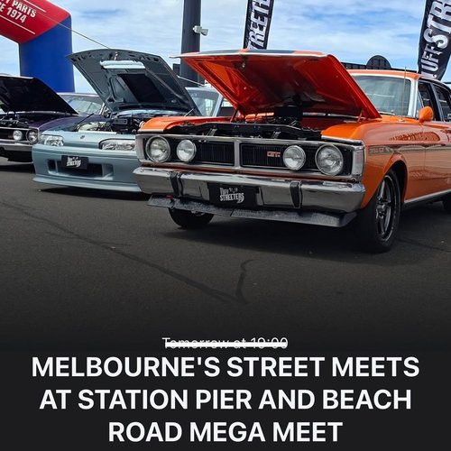 Melbourne's Street Meets Mega Meet — Muscle car meet in Melbourne, VIC on Saturday 16 May 2026