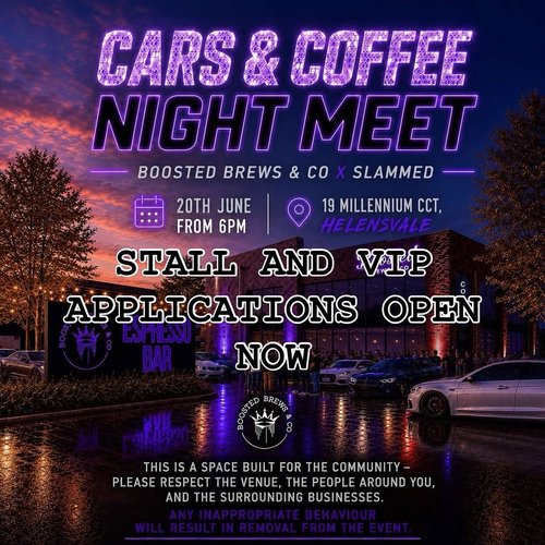 Cars & Coffee Night Meet — JDM/Stance car meet in Gold Coast, QLD on Saturday 20 June 2026