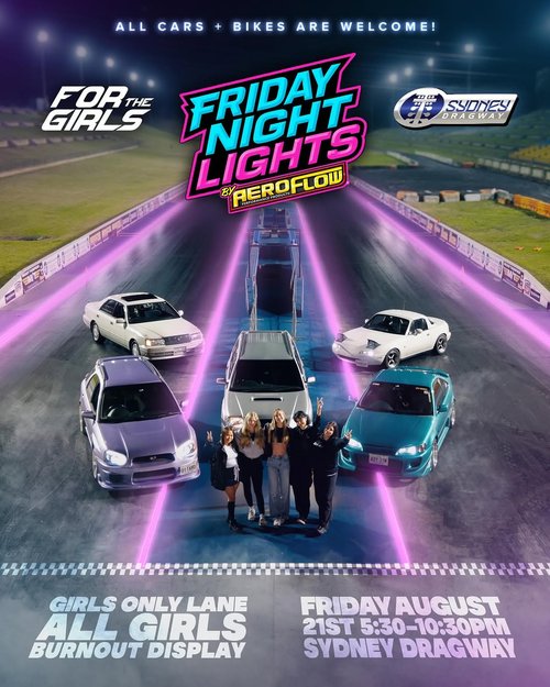Friday Night Lights — Muscle/Stance track day in Sydney, NSW on Friday 21 August 2026