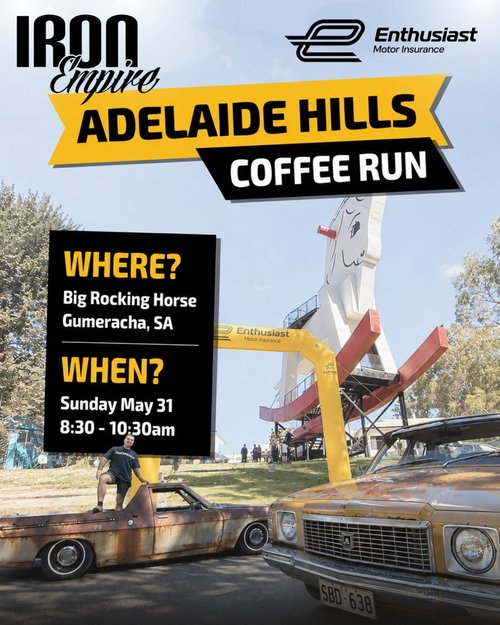 Adelaide Hills Coffee Run — car meet in Adelaide, SA on Sunday 31 May 2026