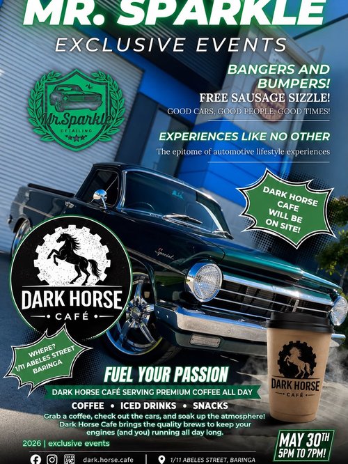 Mr. Sparkle Exclusive Event — Classic car meet in Sunshine Coast, QLD on Saturday 30 May 2026