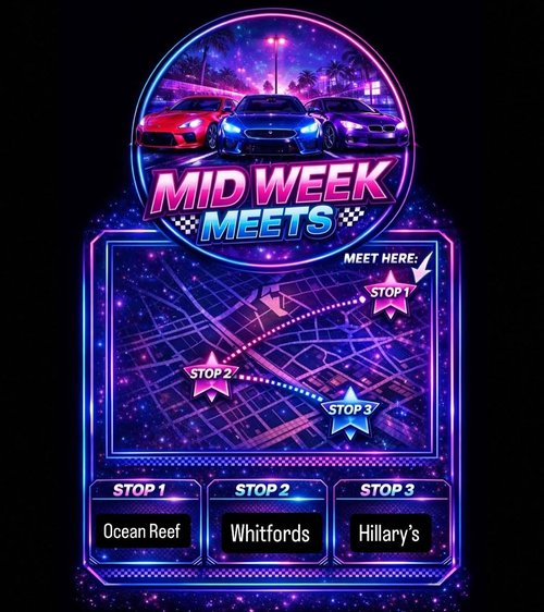 Mid Week Meets — Classic car meet in Perth, WA on Wednesday 20 May 2026