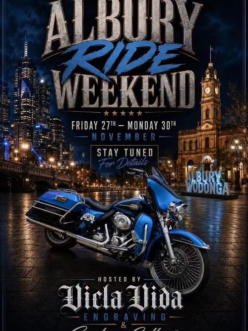 Albury Ride Weekend — car meet in Albury, NSW on Friday 27 November 2026