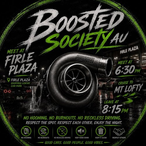 Meet at Firle Plaza & Cruise to Mt Lofty — JDM car meet in Adelaide, SA on Friday 26 June 2026
