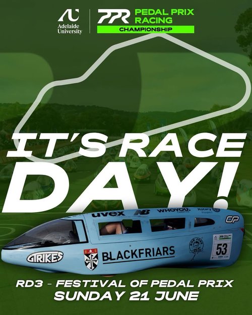 Festival of Pedal Prix - Round 3 — spectator event in Adelaide, SA on Sunday 21 June 2026