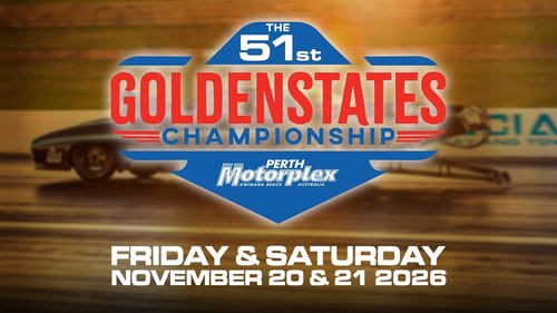 The 51st Goldenstates Championship — Muscle spectator event in Perth, WA on Friday 20 November 2026