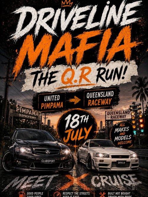 The Q.R Run! — JDM/Muscle car meet in Gold Coast, QLD on Saturday 18 July 2026