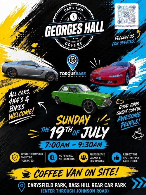 Georges Hall Cars and Coffee — 4x4 car meet in Sydney, NSW on Sunday 19 July 2026