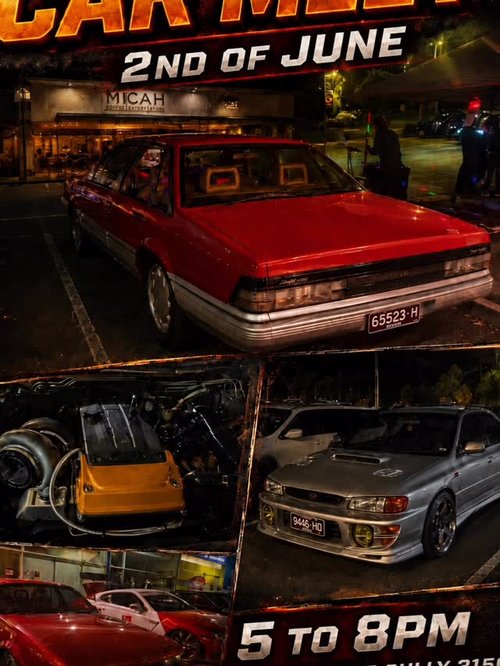 Car Meet — JDM car meet in Melbourne, VIC on Tuesday 2 June 2026
