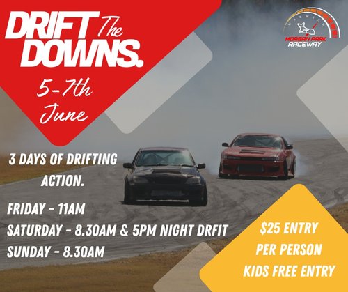 Drift The Downs — JDM spectator event in Toowoomba, QLD on Friday 5 June 2026