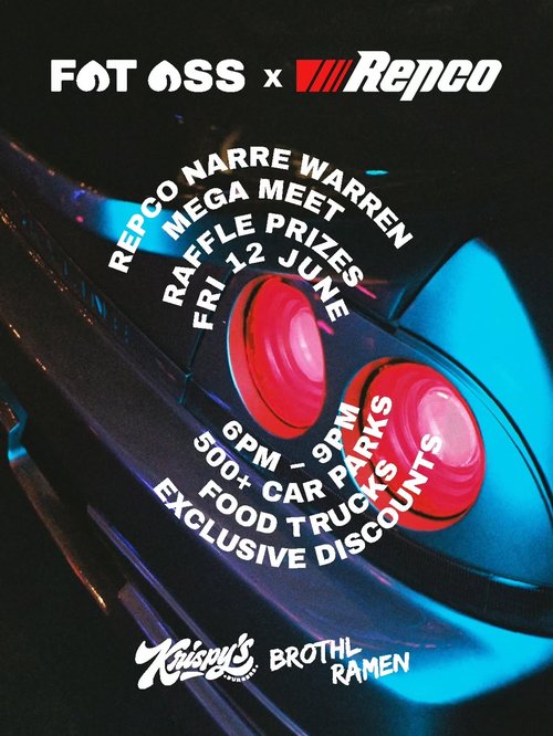 Repco Narre Warren Mega Meet — JDM car meet in Melbourne, VIC on Friday 12 June 2026