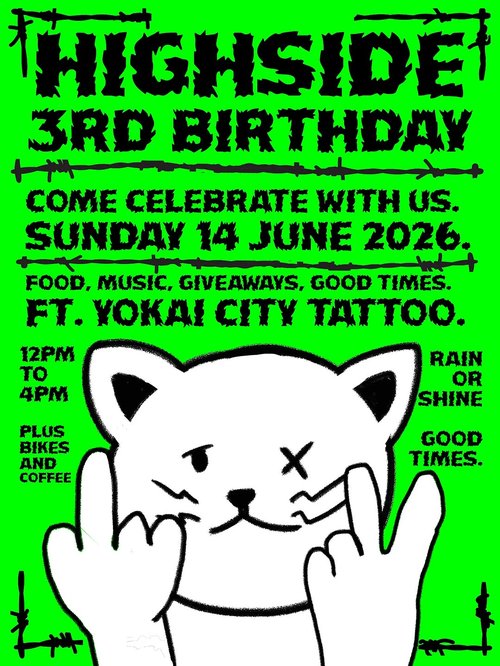 Highside 3rd Birthday — car meet in Melbourne, VIC on Sunday 14 June 2026