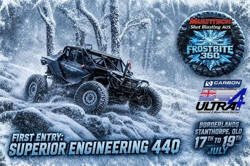 Frostbite 360 — 4x4 track day in Brisbane, QLD on Friday 17 July 2026